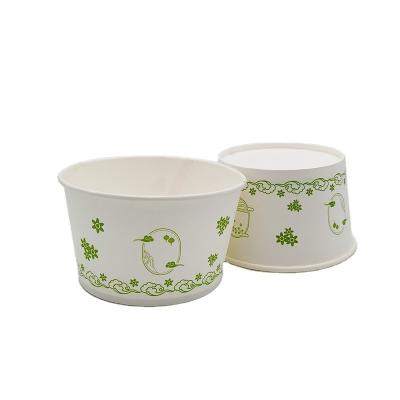 China Healthy Cheap Simple White Food Packaging Paper Bowl Without Cover Home And Business Are OK for sale