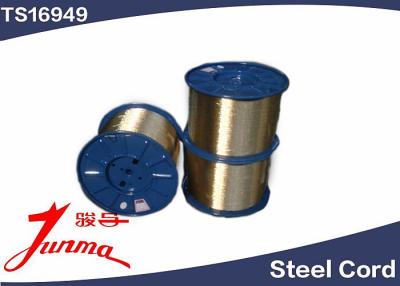 China 0.22+6+12*0.20 ST Normal Tensile Steel Tire Cord / Tire Bead Wire With Copper Coated for sale