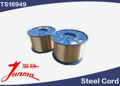 China 4+6*0.38 BX HT High Adhesion Copper Coated Steel Tire Cord / Steel Cord Used In Truck Tire for sale