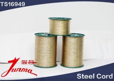 China Wire Gauge 1.08mm Golden Copper Coated Steel Spool Wire For All Tires for sale