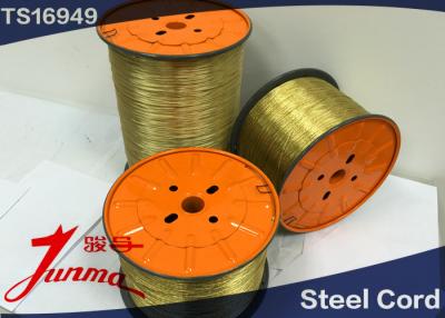 China Copper Plated  Industrial Steel Cord  For OTR Tires , Steel Spool Wire For Tyres for sale