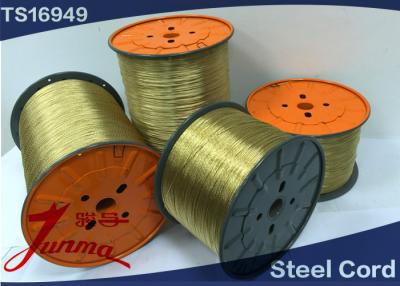 China Golden Normal Tensile Steel Tire Cord For Radial Tires 3+9+15*0.175+0.15 NT Tire Bead Wire for sale