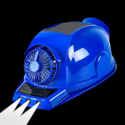 China Helmet Impact Resistant Helmet With Solar Fan Safety Cap Fans Battery Powered Masks Adult Construction Pink Candy Candy Plastic Carbon Fiber for sale