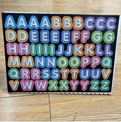 China Learning 2022 Popular Custom Selling Kids Educational Metal Magnetic Alphabet Letters With Board for sale