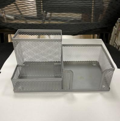 China 2021 Desktop Pen Holder Metal Mesh Pen Holders for sale