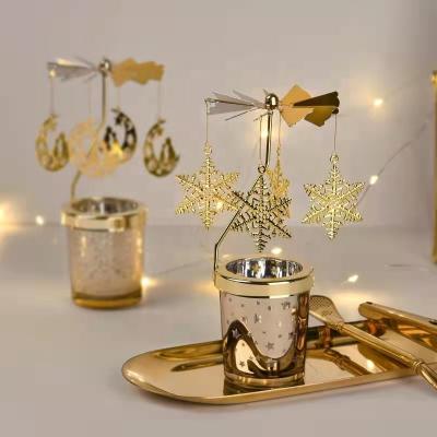 China Durable Portable Candlestick Girl Heart Iron Work Wind Lamp Incense Candle Holder Hollow Star Decoration Christmas Gift for sale