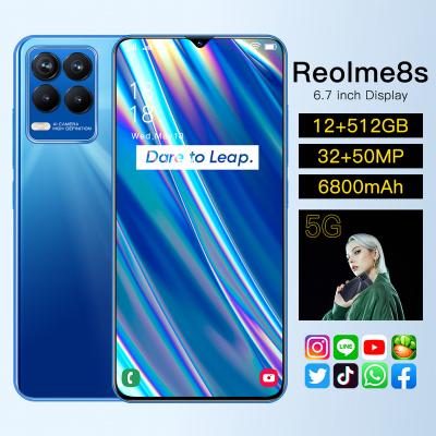 China Game Reolme 8s, 6.7 Inch Screen Mobile Phone CPU: Dimensity Camara 810 12GB+512GB 32MP+50MP, 6800Ah Dual sim Cards Smart Mobile Phone for sale