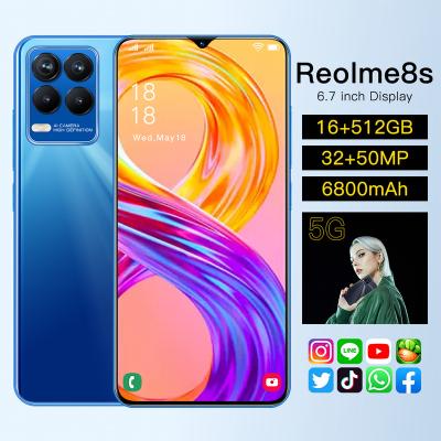 China Game Reolme 8s, 6.7 Inch Screen Mobile Phone CPU: Dimensity Camara 810 16GB+512GB 32MP+50MP, 6800Ah Dual sim Cards Smart Mobile Phone for sale