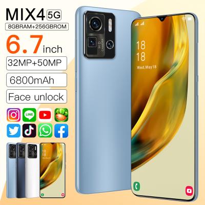 China Game MIX4 6.7 Inch Screen Mobile Phones CPU: Dimensity Camara 810 8GB+256GB 32MP+50MP, 6800Ah Dual sim Cards Smart Mobile Phone for sale