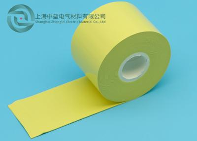 China Banda de silicone de autofusão amarelo retardadora de chama 25kv Tensão máxima 5cm Largura à venda