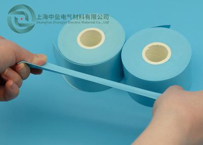 China Banda de silicone auto-aglutinante retardante de chama azul impermeável 5 cm largura à venda