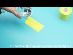 Still worried about leaking pipes? Self-Fusing Silicone Tape, your waterproof helper!