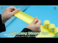 red self fusing silicone tape waterproof insulation tape for electrical connector