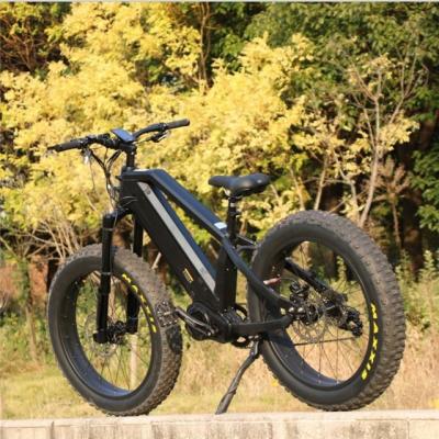 China 26inch 48v 750w fat tire luxury professional snow ebike electric bicycle manufacturer for sale