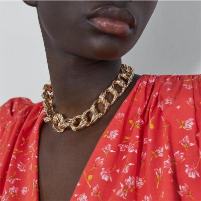 China Reference Picture Chain Scarves For Women Gold Color Geometric Circles Necklaces Boho Statement Pendant Jewelry for sale