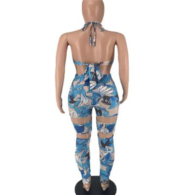 China Custom QUICK DRY women's jumpsuit pants stripes, earth pants, leopard print women's jumpsuit for sale