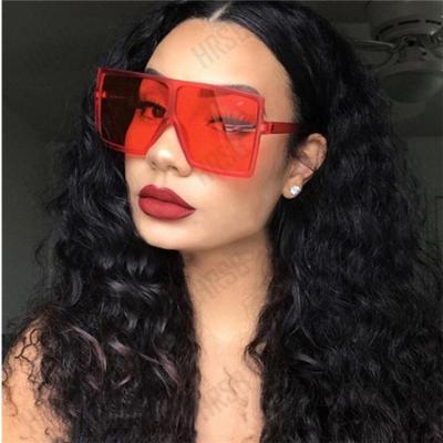 China Large Square Vintage Frame Sun Glasses Women Men's Sunglasses Fashion Oversized Eyewear Polarized Sunglasses for sale