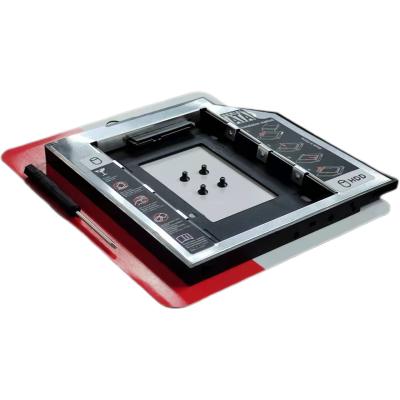 China good quality 9.5mm hdd caddy 2nd hdd caddy aluminum square universal 9.5mm SATA 2.5