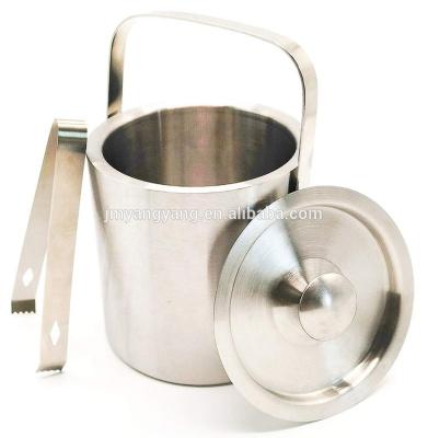 China Sustainable Stainless Steel Insulated Double Wall Ice Bucket for sale