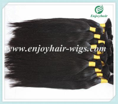 China Malaysian 5A virgin remy hair bulk ,natural color, straight style 10''-26''length for sale