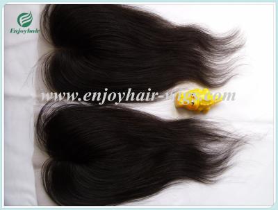 China Lace top closure 4''x4'' ,malaysian virgin hair natural color straight 10''-24''length for sale