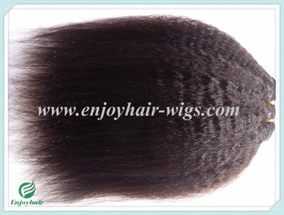 China Malaysian 5A virgin remy hair weave ,natural color(can be dye) kinky straight 10''-26'' for sale