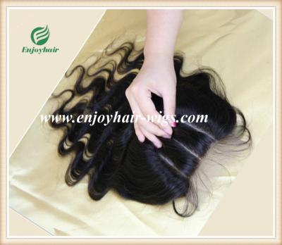 China Lace top closure 4''x4'' ,brazilian virgin hair natural color body wave 10''-24''length for sale