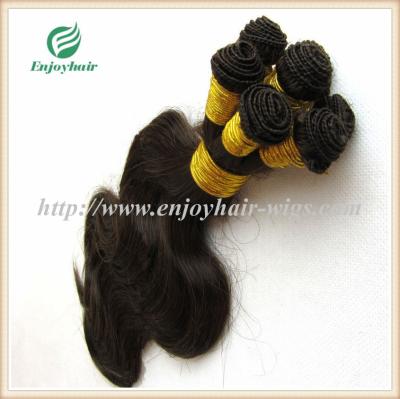 China Hand tied weaviing Malaysian virgin remy hair,body wave hair extension no shed no tangle for sale