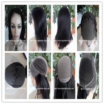 China Human hair lace front wig 13''x4''silk 4''x4'' indian remy yaki  hair,120%-180% density for sale