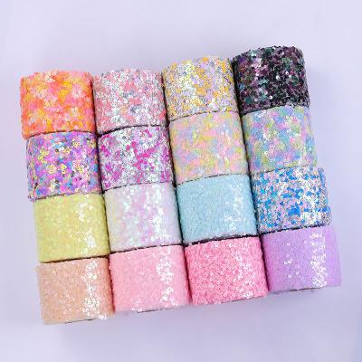 China 6cm Bling Bling Sequin DIY Material Handmade Tulle Mesh Ribbon for sale