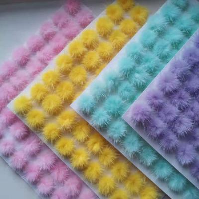 China 2.8cm Hair accessories DIY Material Fury Pompom for sale