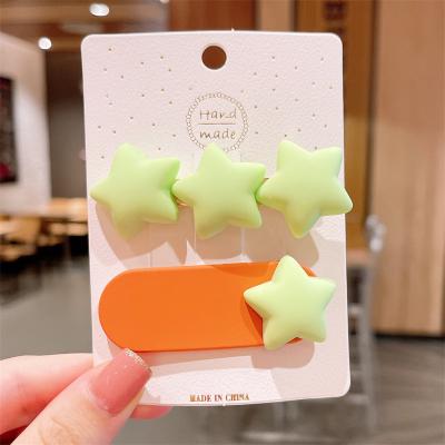 China Girls Fashion Hair Accessories Cute Lovely Star Hairpin Hairclip BB Clips for sale