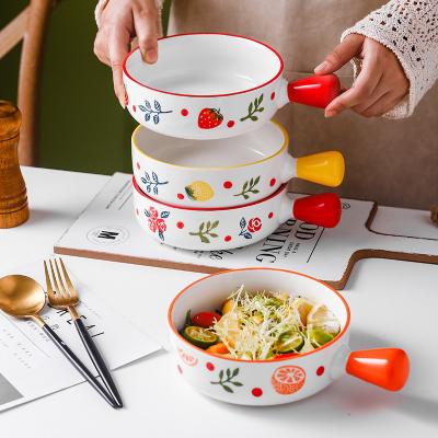 China Stocked Cereal Chalice Custom Pasta Bowl Porcelain Instant Noodles Ramen Bowl Ceramic for sale