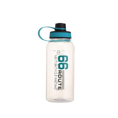 China Travel 1500ml Kettle Summer Sports Fitness Outdoor Portable Cup Large Capacity Viable Space Transparent Plastic Water Bottle for sale