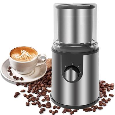 China Hotel OEM Accept 350W Grinding Mini Small Stainless Steel Mill Bean Electric Coffee Grinder Portable Mini Electric Coffee Grinder for sale