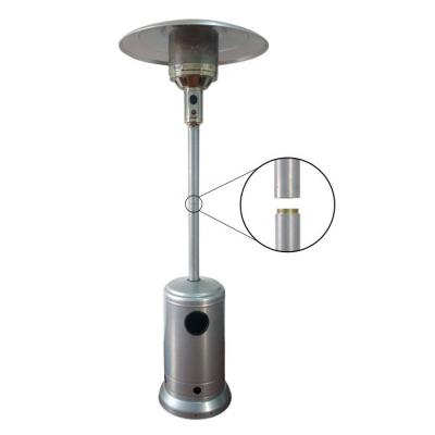 China 2021 Modern Outdoor Freestanding Gas Heater Vertical Stainless Steel Gas Patio Heater for sale