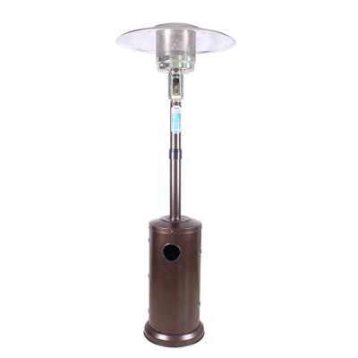 China Stocked Hot Sale Modern Loose Powder Coated Iron Umbrella Shaped Outdoor Gas Patio Heater for sale