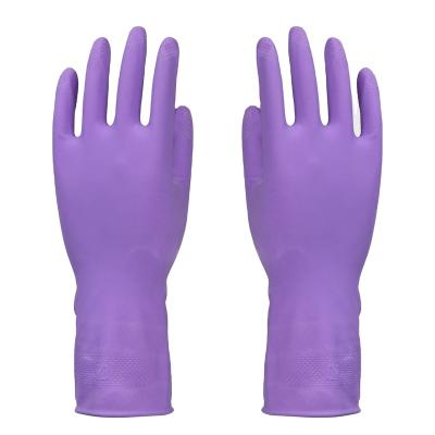 China Long Dishwashing Latex Glove Household Washing Gloves Kitchen For Adults Hand Cleaning Rubber Gloves for sale