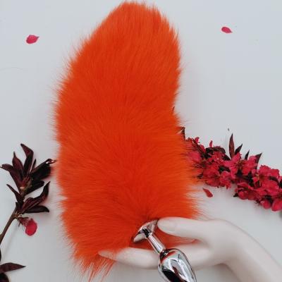 China Kawaii Bunny Cosplay Soft Fox Tail Adult Stimulation Lexiang Anal Plug Real Cat Raccoon Fox Anal Butt Anal Butt Toy Butt Plug Removable Tail for sale