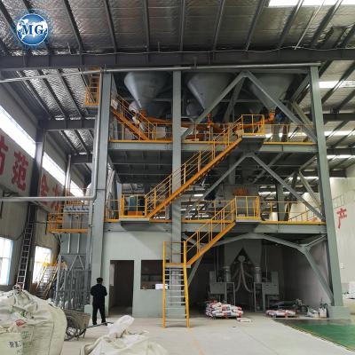 China 2022 China Directly Building Material Latest Technology Manufacturer Lathe Type Making Machine Dry Mortar Mixing Making Factory for sale