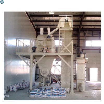 China High Quality Energy Saving Dry Mortar Plant Powder Semi-automatic Dry Mortar Mixer for Mixing Cement and Sand for Sale for sale