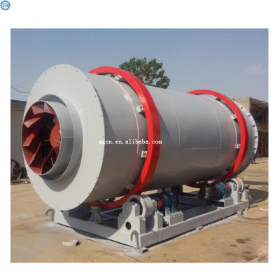 China Chemicals Processing 3-5 t/h 10T/H 5-8 t/h Carbon Steel Sand Rotary Drum Dryer Equipment With Sieving for sale