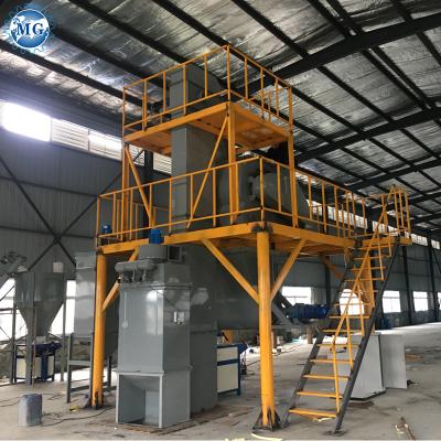 China Long Lifespan Semi-automatic Cement Glue Production Line For Sale for sale