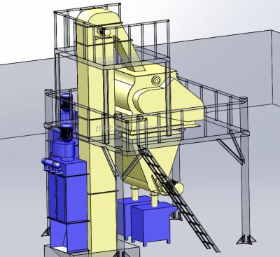 China Semi-automatic Dry Job Mortar Plant Professional Manufacturer Site for Mortar Mixing and Packing with Open Mouth and Valve Packing Machine for sale