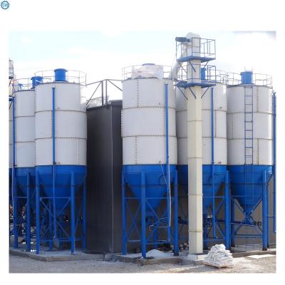 China Long life good quality 60T/100T/150T/200T durable and time bolted cement silo sand silo for concrete and dry mortar plant for sale