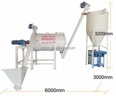 China Low Investment Simple Dry Mortar Production Line And Self Level Low Mortar Mixer Quick Return Investment for sale