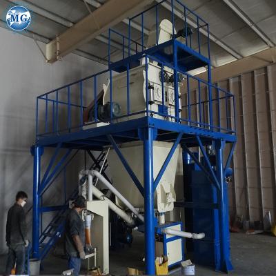 China Factory Semi Automatic Dry Mortar Mixing Machine 6-8T/H Tile Adhesive Making Manufacture for sale