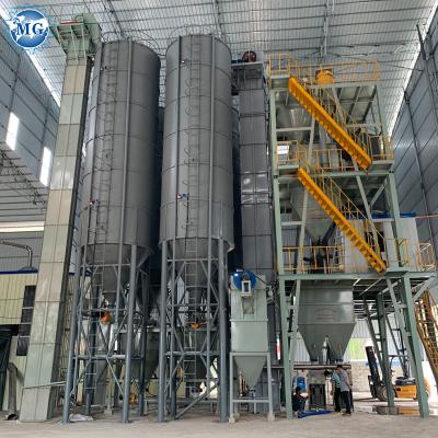 China Dry Mortar Mixing And Packing Automatic Dry Mortar Tile Mixer Kneader Adhesive Production Line 10-30T/Year for sale