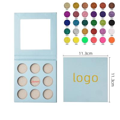 China Empty Makeup Palette Eyeshadow Palette Cutom Logo Make Your Own Eyeshadow Waterproof Custom Wholesale Private Label Palettes for sale