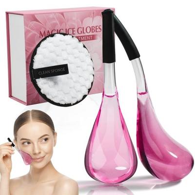 China Beauty Facial Globes Tool Daily Magic Ice Freeze Cryo Lift Face Blood Vessels Removal Skin Massagers Beauty Globes for sale